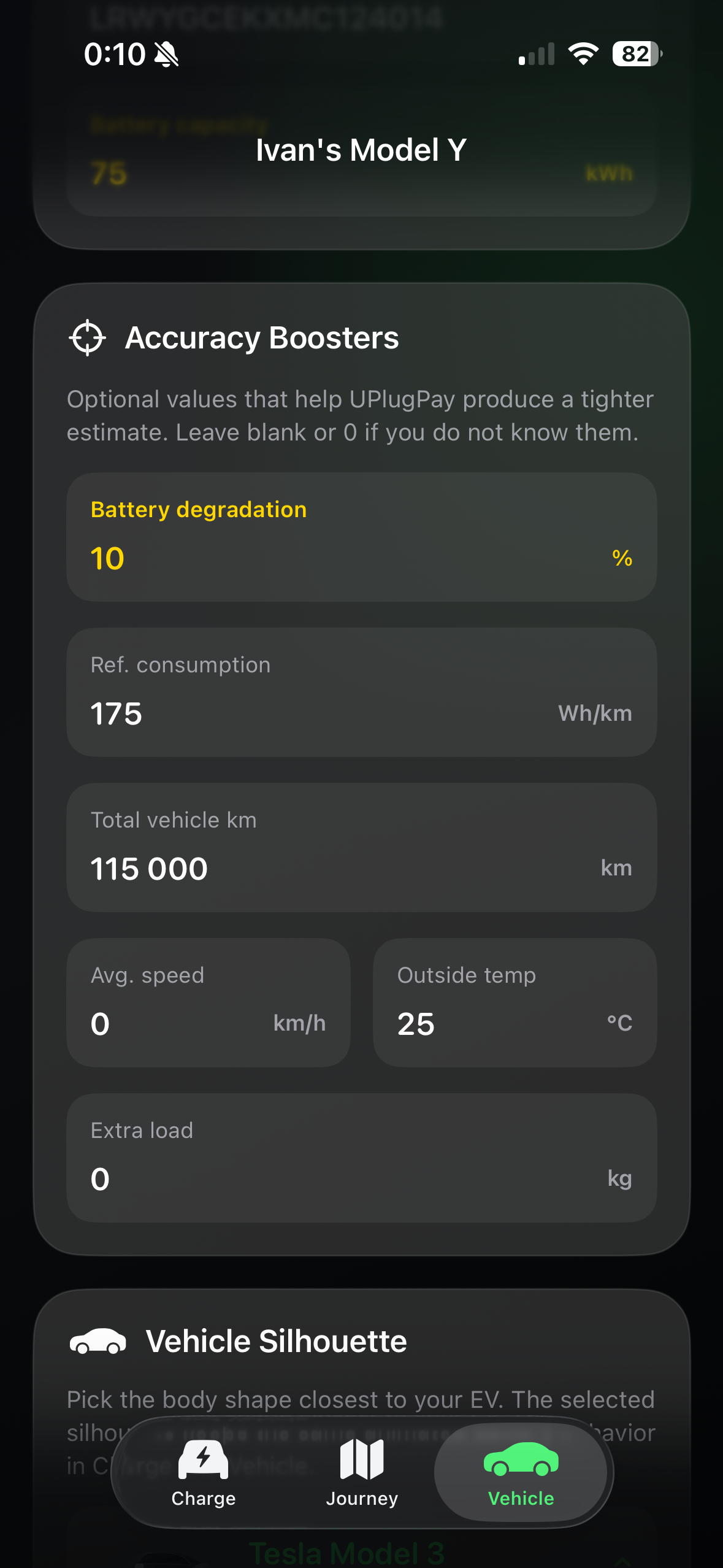 UPlugPay accuracy boosters screen